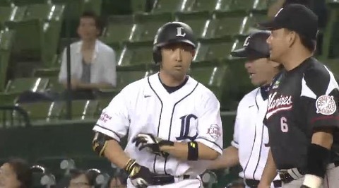 8回裏2大崎ヒット