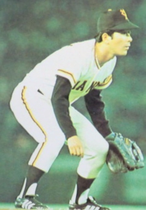 【希少】 読売巨人軍 GIANTS 高田繁 木製パネルポスター 1976 当時物 3安打で2得点！48年前の今日のスタメン【巨人】1976年8月23日