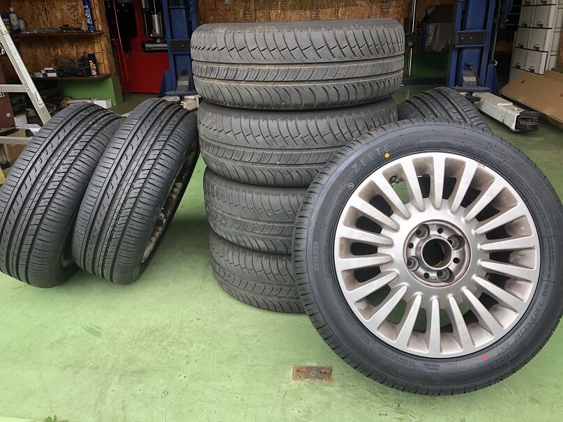 フィアット500 ジーテックスタイヤの持ち込み交換 Pawn Company