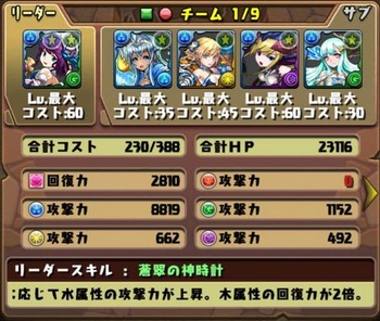 西遊記降臨挑戦パーティ1