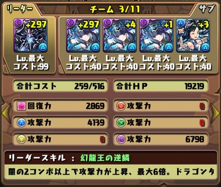 インディゴ降臨挑戦パーティ7