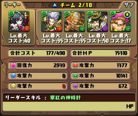 インディゴ降臨挑戦パーティ12