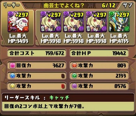 アーミル降臨挑戦パーティ11