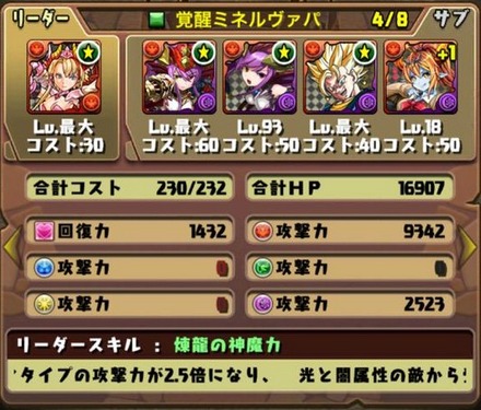 アーミル降臨挑戦パーティ8