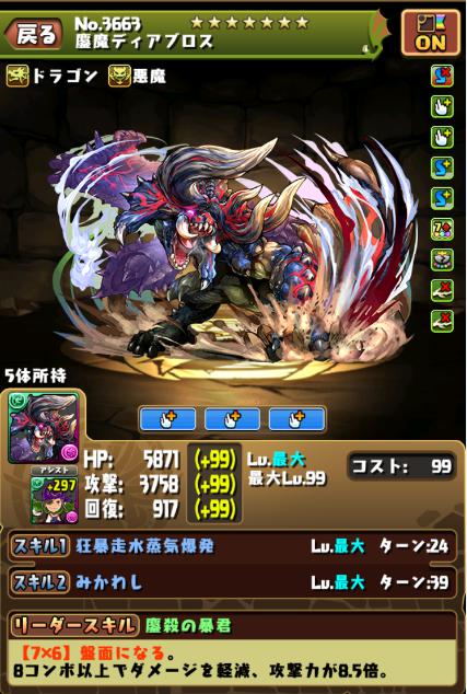 第６回 強いと思うリーダー パズドラ でら日記
