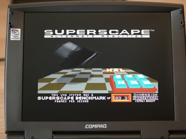 COMPAQ ARMADA 1590DTのセットアップ : 小さいって事は・・・