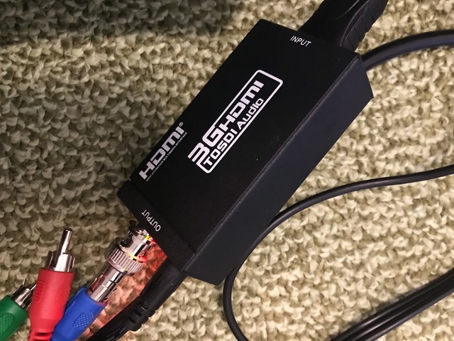 HDMI to SDIコンバーターを使ってみました。 : 小さいって事は・・・ HDMI to SDIコンバーターを使ってみました。 : 小さいって事は・・・