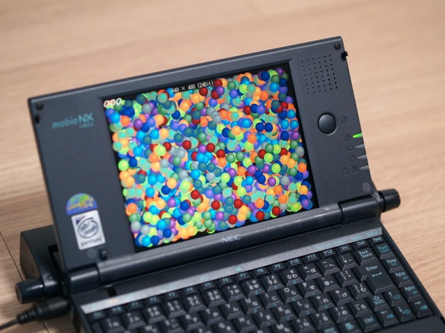 NEC PC-98NXシリーズのmobioNX(MB20C)を手に入れてみました NEC PC-98NXシリーズのmobioNX(MB20C)を手に入れてみました