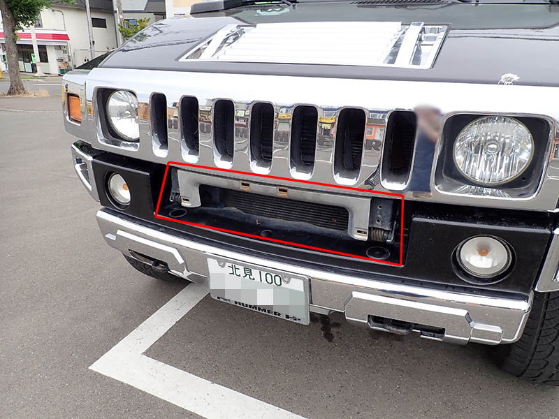 ハマーH2 バンパーベントカバー クロムメッキ化 : リサイクル