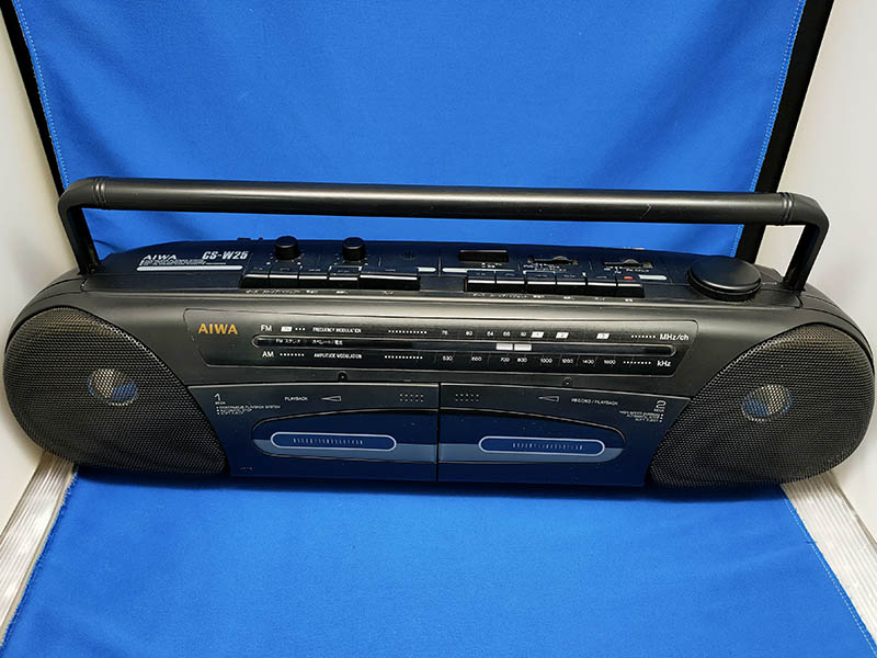 AIWA ダブルラジカセ CS-W25 : リサイクルパソコンビーグル 代表 AIWA ダブルラジカセ CS-W25 : リサイクルパソコンビーグル 代表