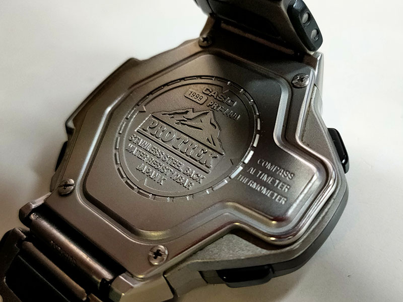 稼働 /新品電池 PROTREK HUNTINGWORLD PRT-1400 Men's CASIO PRO-TERK mountaineering Watch Gold Lens Mens Digital
