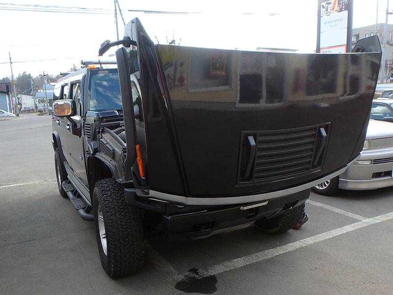 Direct 車・バイク・自転車 ハマーH2 ボンネット ハマー ハンドル