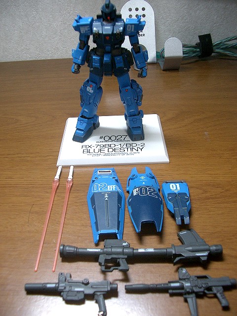 GUNDAM FIX FIGURATION #0027 ブルーデスティニー : PC覚書