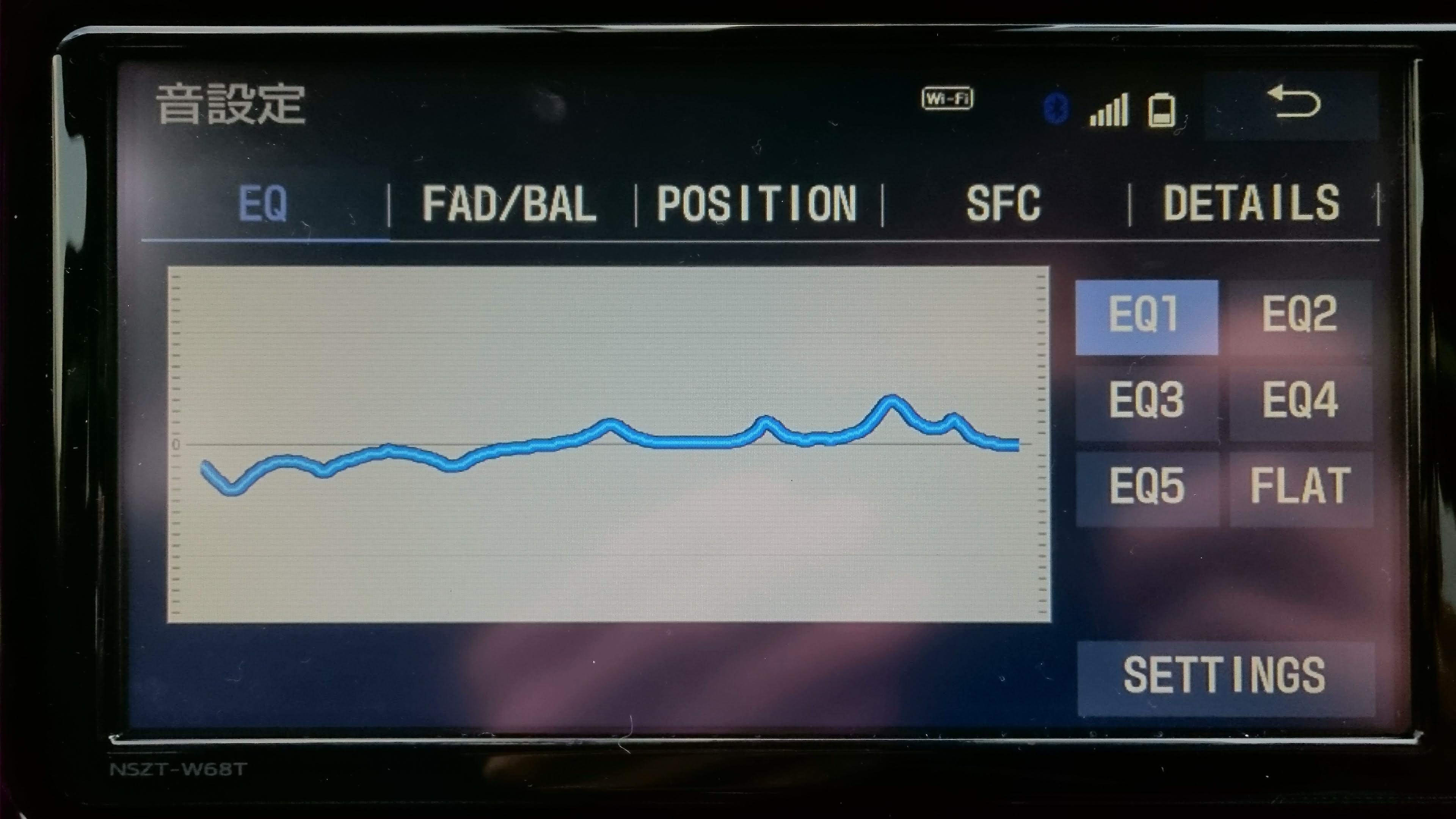 アクア購入 T Connectナビ Nszt W68t のイコライザーと1週間格闘した結果 ぱそとび ぼっち地方公務員の日常