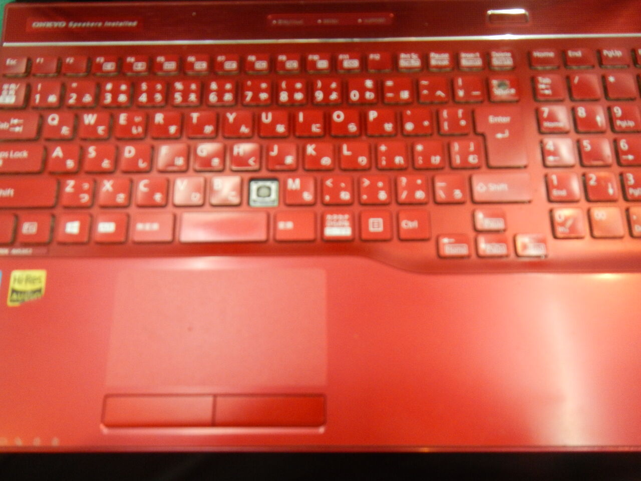 富士通　ノートパソコン　キーボード部分欠け有り ノートPCのキートップが外れた！富士通ノートパソコン キーボード交換