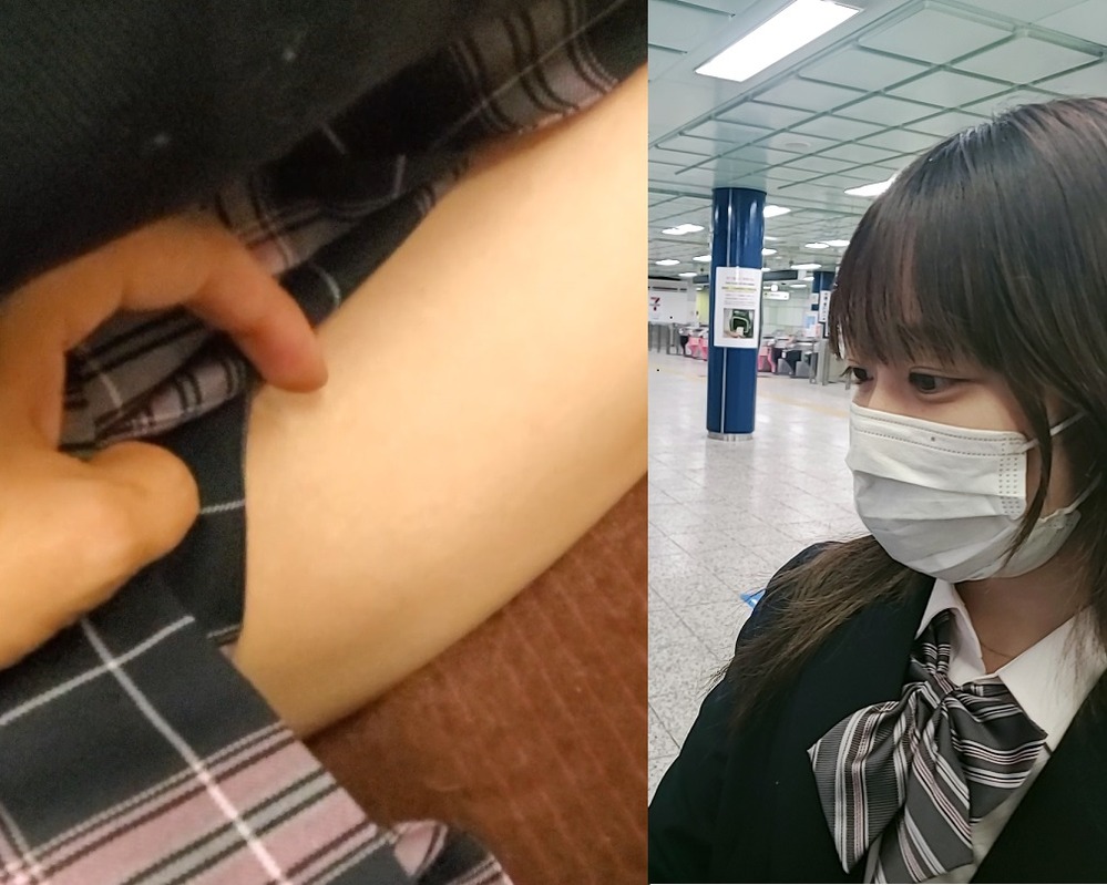 絶対見て！】正真正銘美少女にガチ痴漢＆逆さ撮り成功 : pcolle