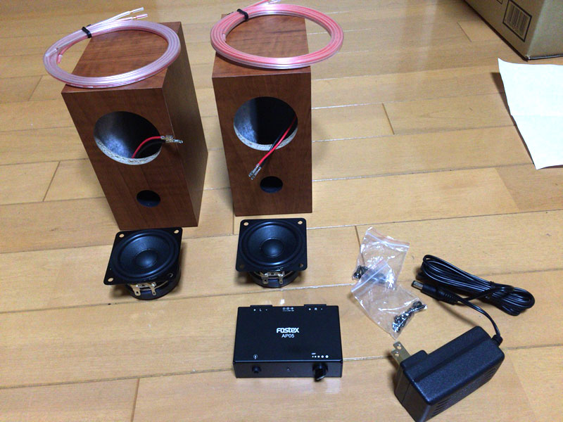 FOSTEXの自作スピーカーキット「かんすぴセット KANSPI-6」を作った