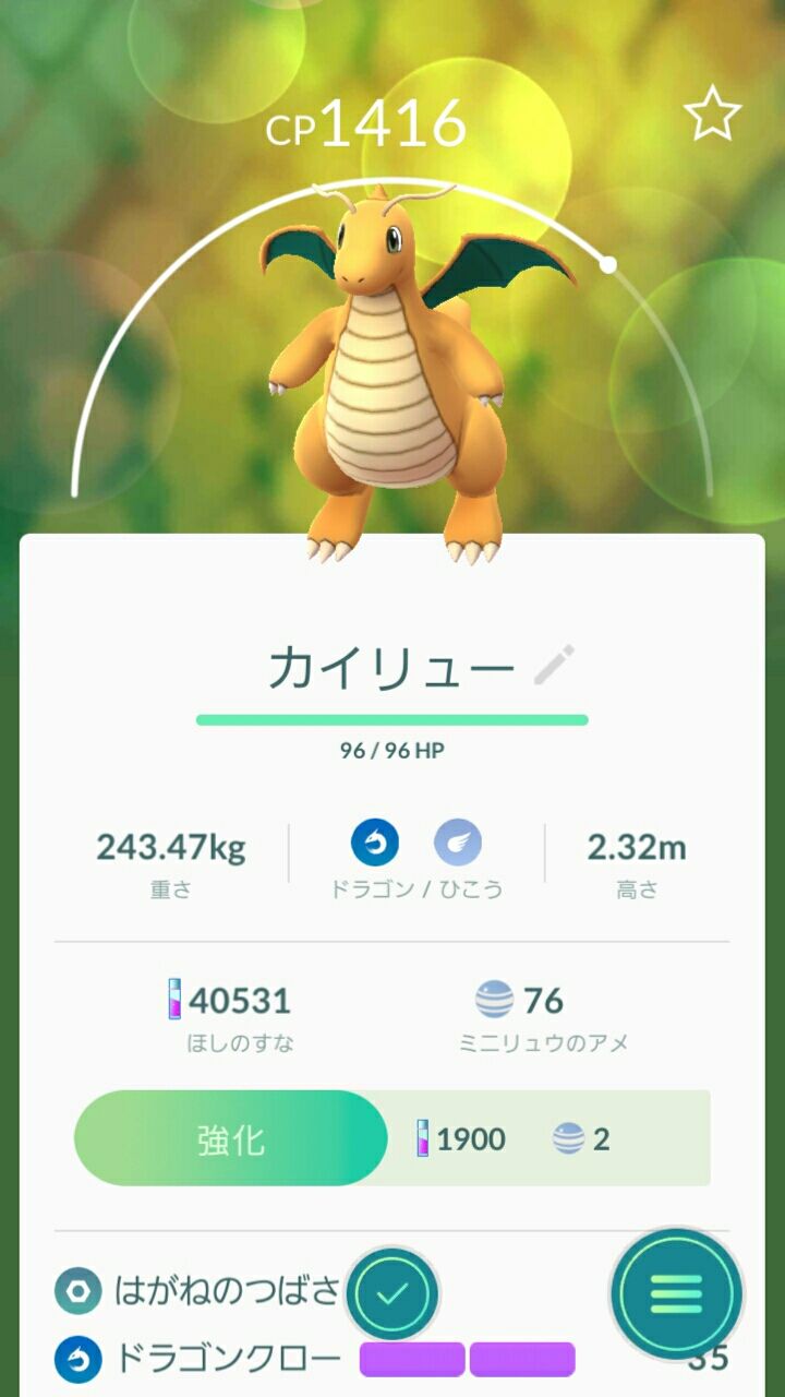 はがねカイリュー運がついてきてしまった ポケモンgo 詐欺士の戯言
