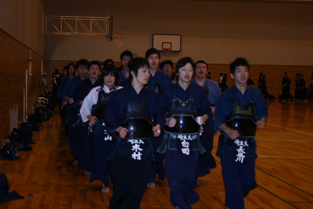 平成１８年埼玉大学剣道部寒稽古 5日目 主務日記