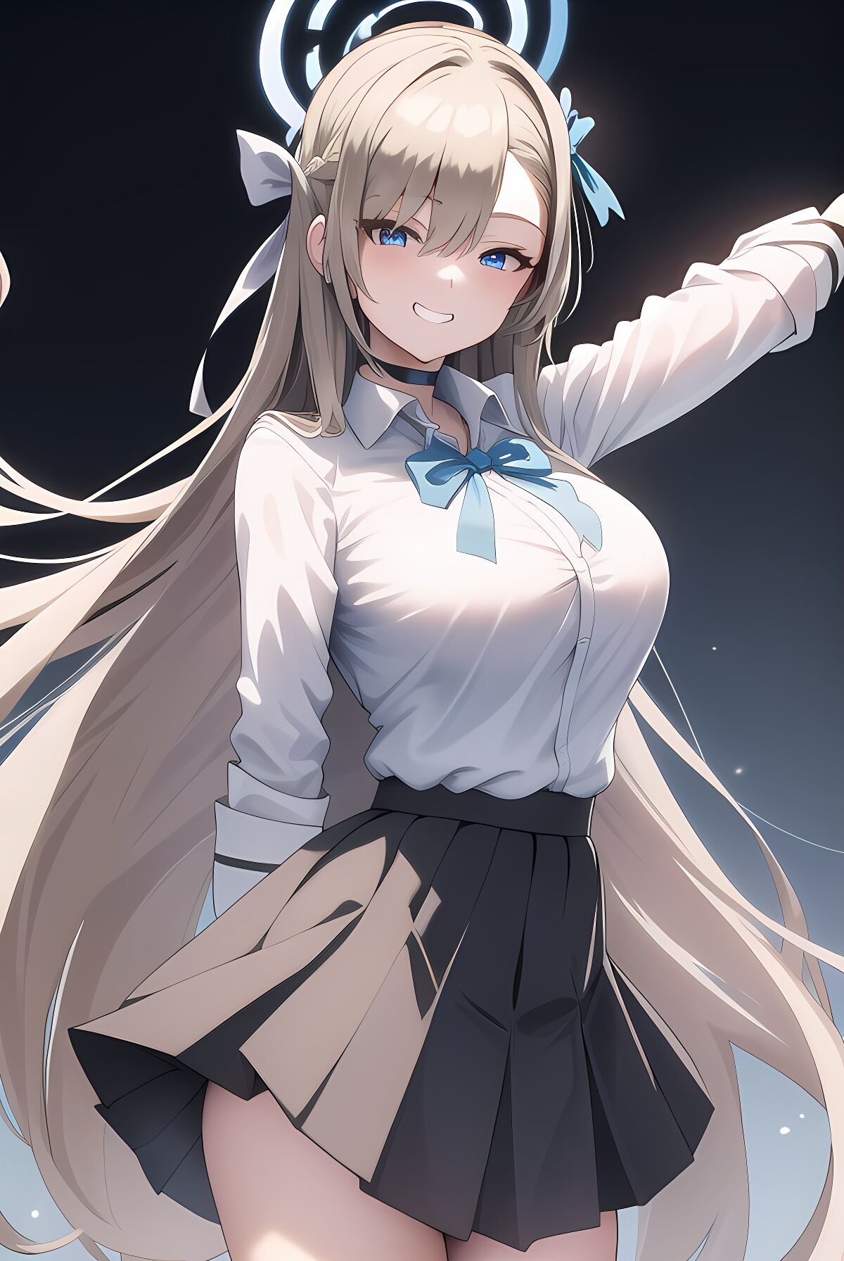ブルアカ 一之瀬アスナ 制服 : ピーチポイント by Mirage