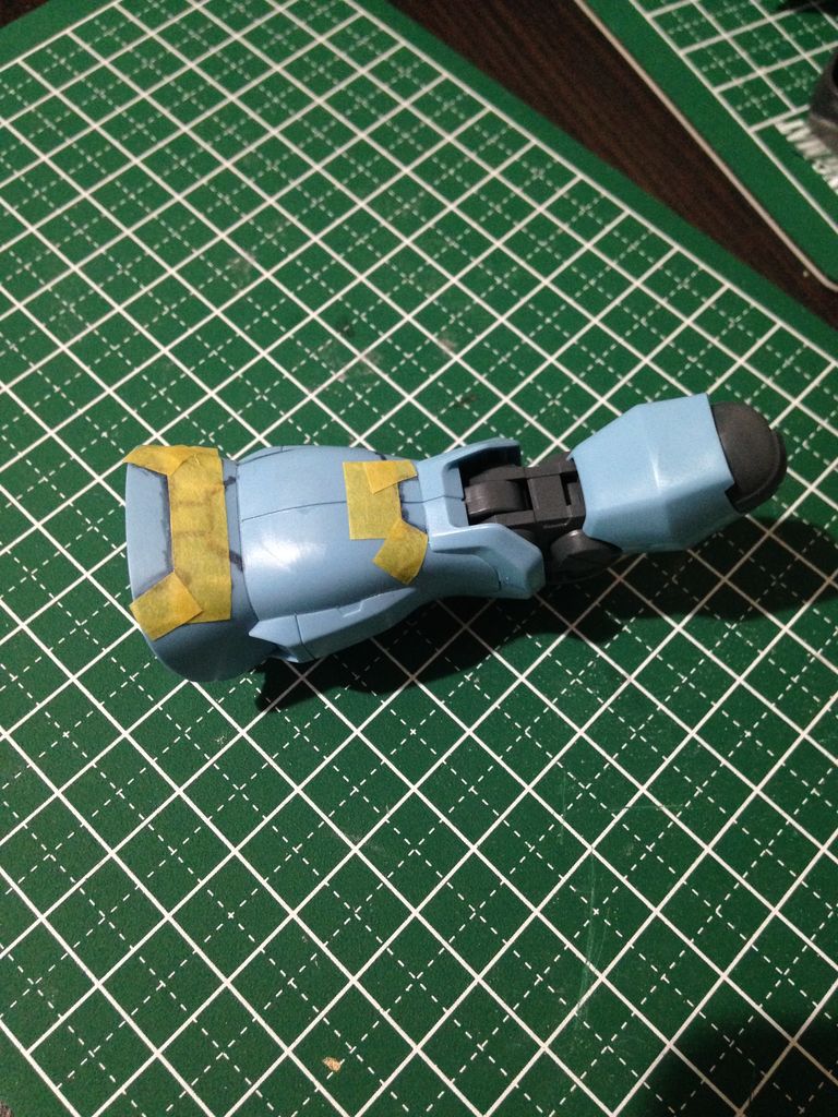 製作過程 Hg グフカスタム スジ彫り ガンプラ日和