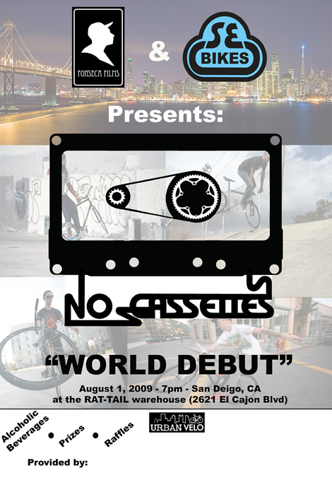 no cassettes flyer