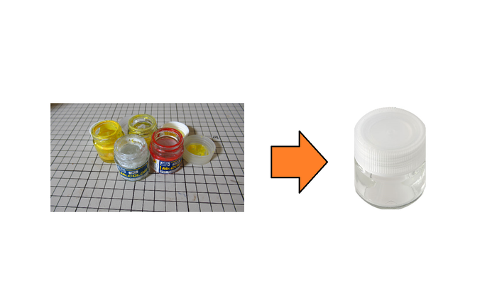ラッカー塗料の瓶はどうやって洗うの？