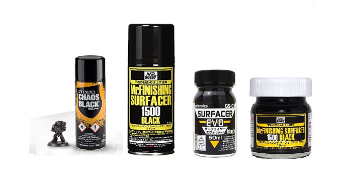  黒サフ。メタリックの下地ならお任せ。(ブラックサーフェイサーの基礎知識）