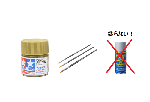 サーフェイサーを使わない？そんな筆塗りで最初にやってること。