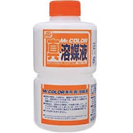 固まったラッカー塗料が復活する液体 : プラモ SOS