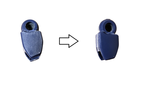 整形色でも表面処理。やすり傷を楽に消す方法