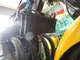 旧CP1号レーサー改め24号機オイルクーラーマフラー取付 (1)