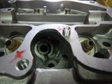 CB400Fカスタムエンジンシリンダーヘッドブラスト歪測定 (6)
