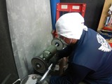 ブログNG車AK号フロントフォーク組立て (3)