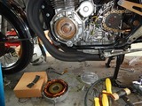 滋賀N号ACGステーターコイル交換 (1)