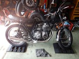 高槻O様CB400クラッチ、ミッション系不具合調査210920 (1)