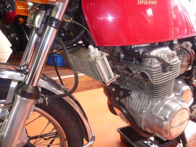ひし型 CB400F オイルクーラー ロックハートセット ヨンフォアオイル