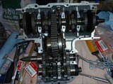 3号機エンジン組立て