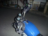 青い稲妻号ハンドルカバーとETCセットアップ (1)