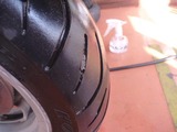 マジェスティ250Cパンク修理 (1)
