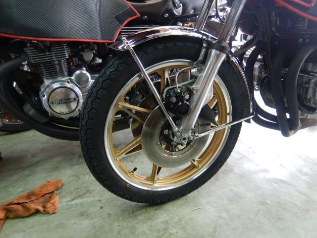 CB400four  セブンスターキャストホイール Yahoo!オークション - CB400F セブンスターキャスト ホイール