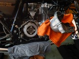 高槻O様CB400クラッチ、ミッション系不具合調査210920 (4)