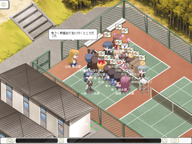 はるかぜ高校開校 初夜はみんなで自主トレ大会 気まぐれちょこちょこ にっき