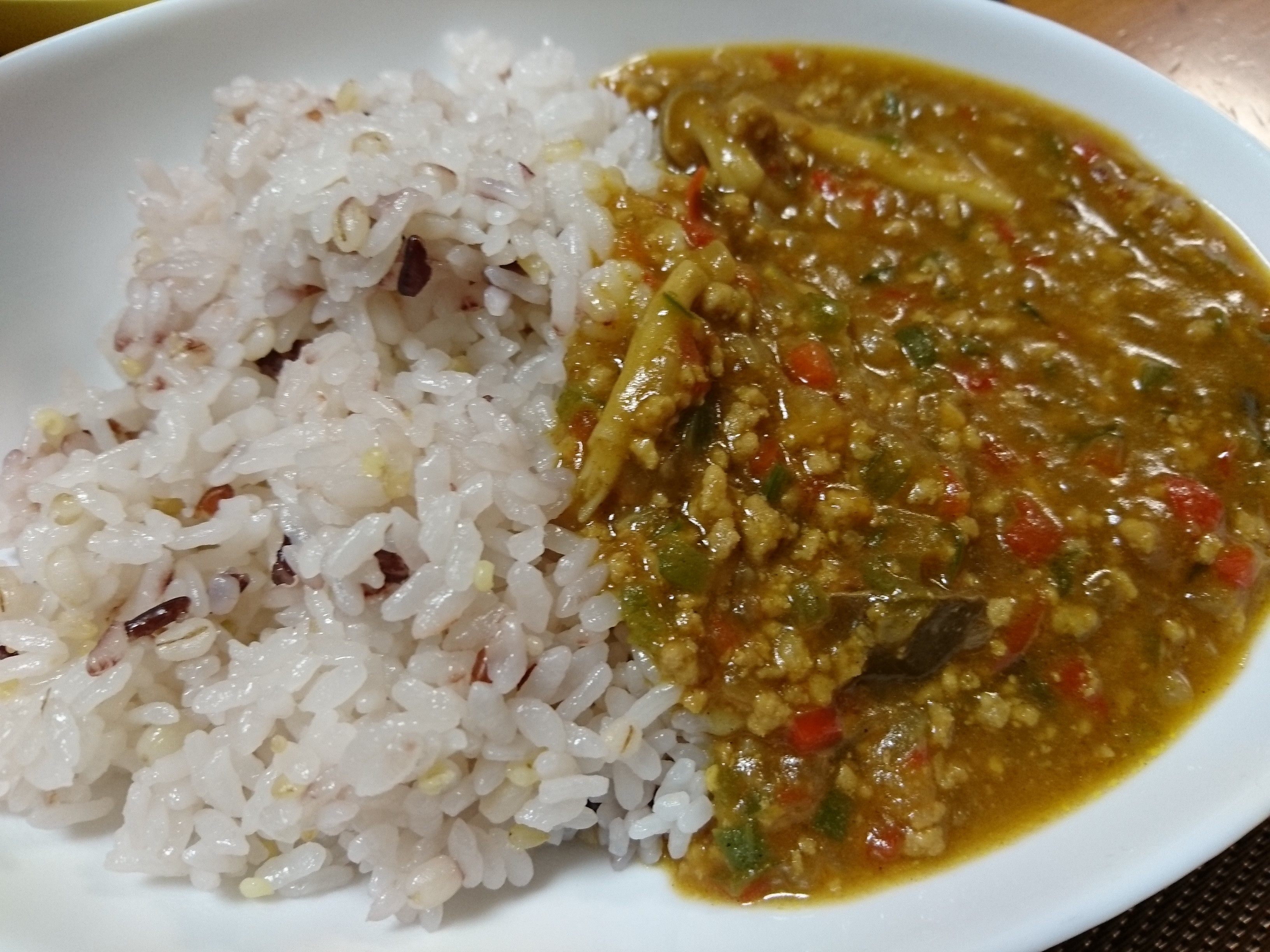 十六穀米キーマカレー 冥王星へ連れてって