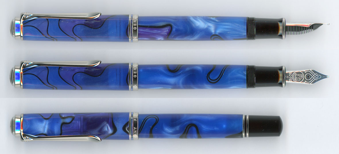 Pelikan M805 Blue Dunes 18C-B の 初期調整！ : 万年筆評価の部屋