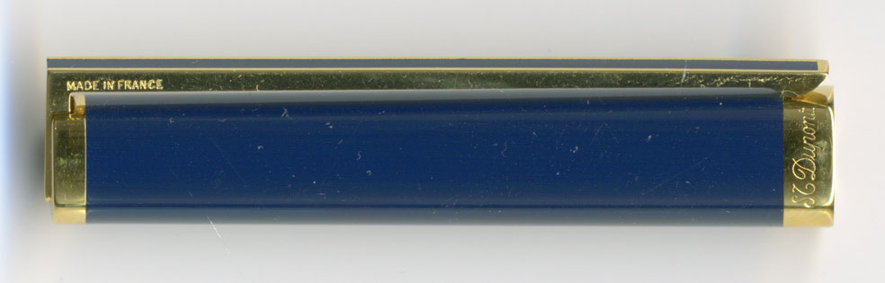 S.T. Dupont Classic Blue Laque DE CHINE 18K-F ・・・ 端正な萬年筆