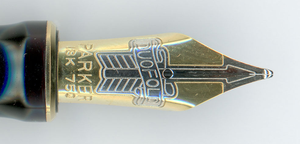 水曜日の調整報告 【 Parker Duofold センテニアル 18K-M ペン先