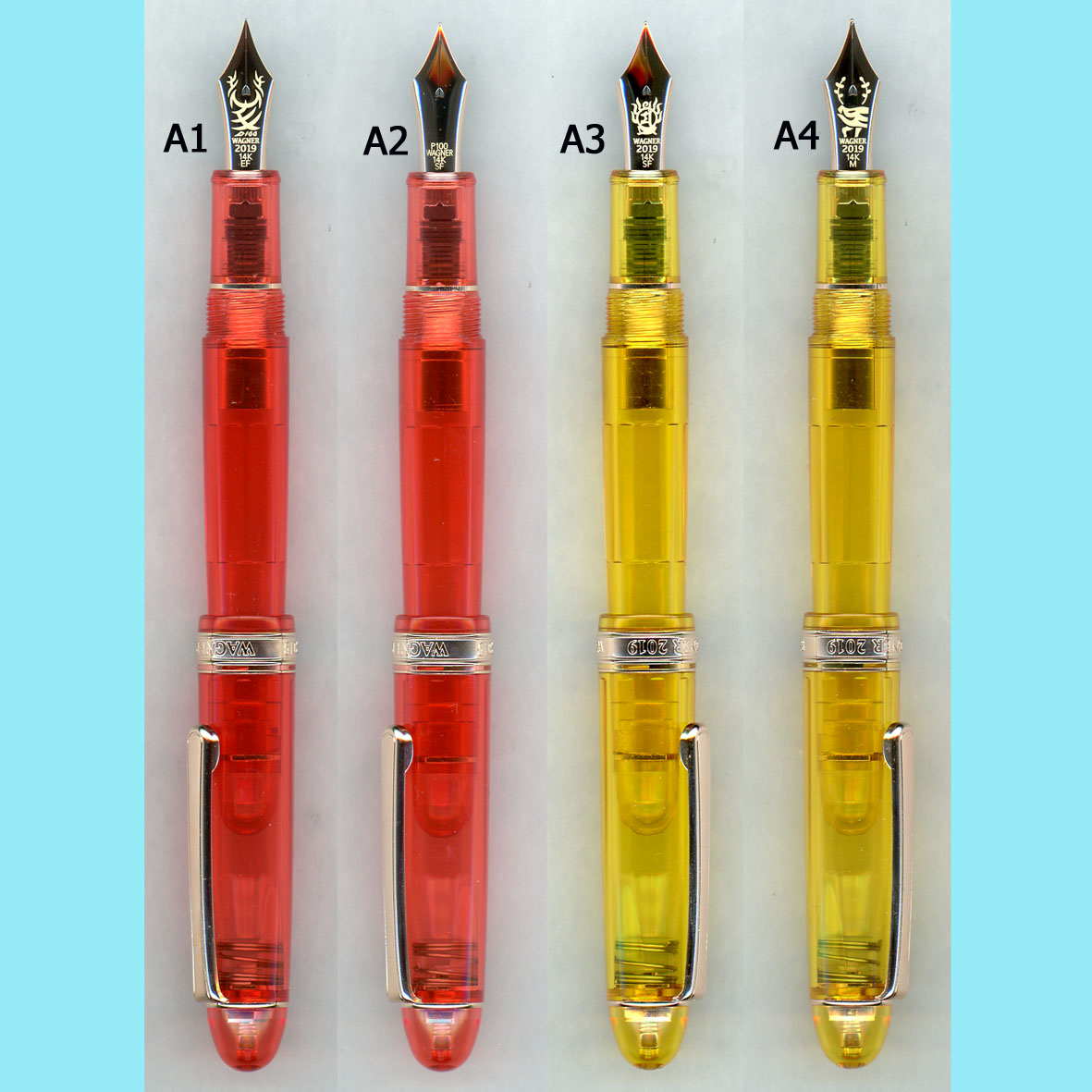 WAGNER 2019 のサンプルが出来上がりました！ : 万年筆評価の部屋