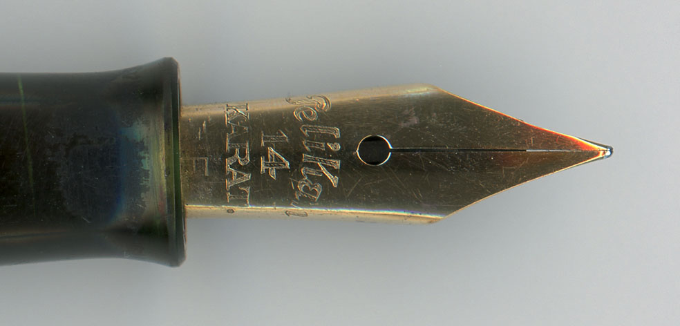 水曜日の調整報告 【 Pelikan 100 14K-EF War Time 細字化 水曜日の調整報告 【 Pelikan 100 14K-EF War Time 細字化