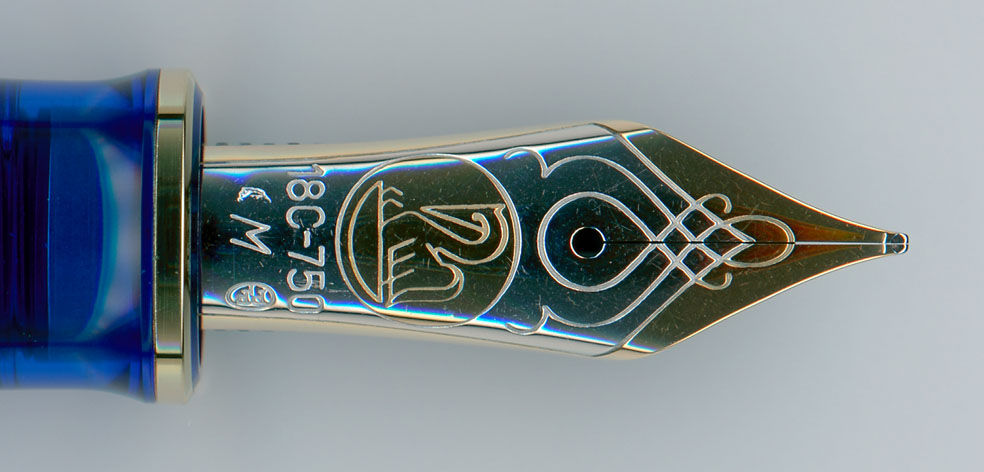 筆記具関連四方山話 【 Pelikan Blue Ocean 18C-M(pf) 微調整